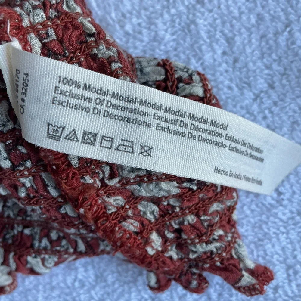 Free People Red Floral Bandeau top - Picture 11 of 11